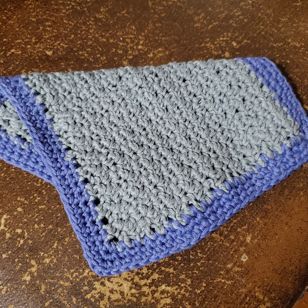 Handmade crocheted dish/wash cloth.